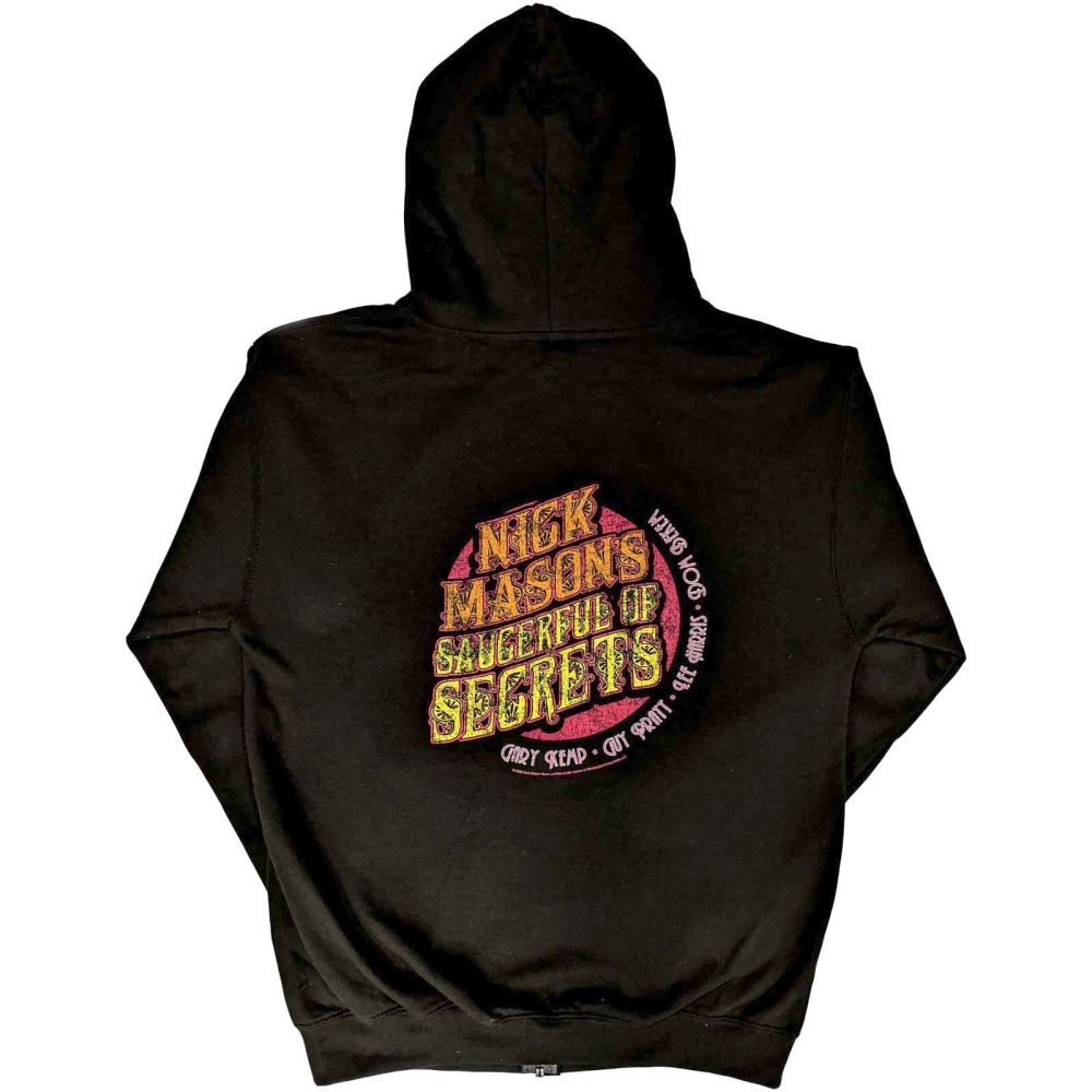 Nick Mason's Saucerful Of Secrets - Logo Vest met capuchon - Zwart
